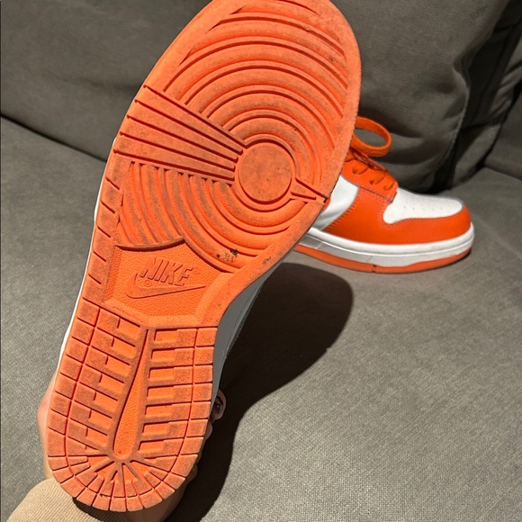 Orange and White sneakers - Picture 2 of 3